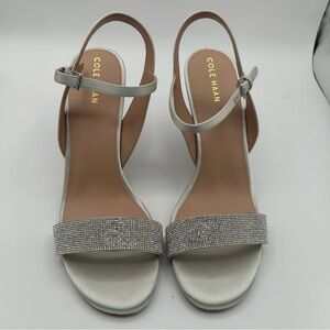 Cole Haan Silver Sandals